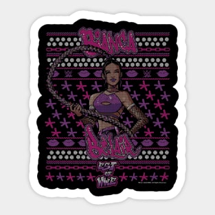 Bianca Belair Christmas Ugly Sticker